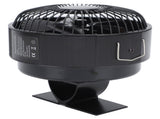 Round Fireplace Fan Heat Powered Stove Fan Aluminum Alloy Wood Burner Kerosene Stove Fan for V1294-YM0706-3114230122811