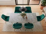 Green Velvet Banquet Set V264-DNT-411C-DGR-DNC-414V-GRN-6