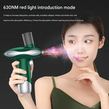 Portable Nano Facial Steamer & Oxygen Sprayer with Red/Blue Light Therapy V888-ELOSUNG29207