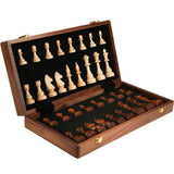 Chess Set Wooden Chess Foldable Chess Board Wooden Chess Set Portable Chess Game, Travel Chess Board V1369-AZ3-W-16029
