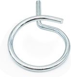 Xadnitu 100 Pieces 2" Diameter Threaded Bridle Rings, Heavy Duty Cable Support, Metal Ring Hangers V1258-DP02-F-296