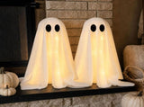 Halloween Decorations -2 Packs Spooky Light Up Ghosts with Lights Scary Ghost for Halloween Decor V1107-130-22324