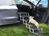 Pawz Dog Ramp Pet Stair Car Suv Travel Step Foldable PT1145-6-BK-IR