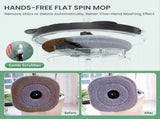 Premium Microfiber Round Mop Bucket Set w/ Clean & Dirty Water Separation 360 Degree - White V563-75256
