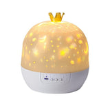 Crown Star Projector with 21 Films Bluetooth Speaker and Remote Control For Gift V1263-JX-8036
