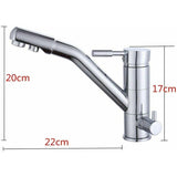 3-1 Kitchen Mixer Tap 3 Way Faucet Rotatable Osmosis Mixer Tap V1237-ZY-715-337