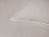 Accessorize Stone 400TC Stone Bamboo Cotton Double Stitched Quilt Cover Set Super King V442-HIN-QUILTCS-BAMBOOCOTTON-STONE-SK