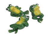 3pcs Outdoor Frog Ornament American Style Innovative Simulation Frog Statues for Yard Home V1294-YM0901-3111240102511