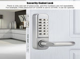 1 - 11 Digit Code Combination Cam Door Zinc Alloy Convenient Password Security Coded Lock V1294-YM0727-JY09984