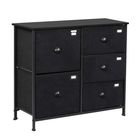 Levede Chest of 5 Drawers Storage Cabinet CH1107-5-DG