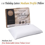 Bianca Talalay Latex Medium Profile Pillow V442-BCA-PILLOW-LATEXMEDIUM-WHITE-ST