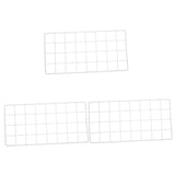 Masteelf 3-Piece Wire Wall Panels for Photo Display, Iron Picture Frames, and Decorative Photo V1370-AZ4-16317