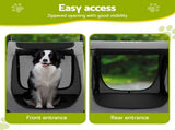 i.Pet Pet Stroller Dog Pram Large Carrier Cat Travel Foldable Strollers 4 Wheels Trolley PET-STROLLER-112-BW