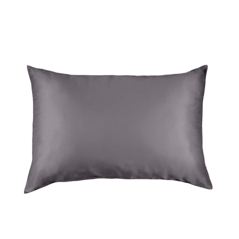 Pure Silk Pillow Case by Royal Comfort-Charcoal ABM-204834