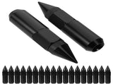SWETRACE Automobile Nut Cover Wheel Nut Cover Black Aluminum 20pcs V1189-LWWAL-20260327-03466