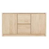 Artiss Buffet Sideboard Marble Style Tabletop - Pine FUR-T-SID-01-WD-ABC