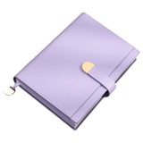 Hardcover PU Leather Notebook with 300 Pages Lined Magnetic Button Closure Business Notepad V1192-AZ-W-23280