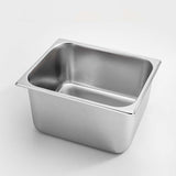 SOGA Gastronorm GN Pan Full Size 1/2 GN Pan 20cm Deep Stainless Steel Tray With Lid GP5412WLIDX1