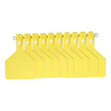 100Pcs Plastic Integrated Ear Tag Kit Livestock Farm Ear Label Tag for Cow Cattle Identification V1294-YM0714-3111210361711