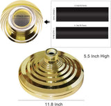 HOOSUN Base Stand for Flag Indoor Outdoor,Flag Pole Floor Stand Base Hold Flagpole Indoor Gold V1258-DP02-F-206