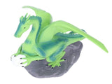 Resin Flying Dragon Statue Holding Ball Dragon Sculpture Decoration for Bedroom Study Room Garden V1294-YM0715-3115210270411