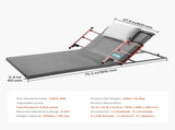 Electric Lifting Backrest 136 kg 4-68&deg Adjustable with Folable Guardrail, 1910 x 960 mm V952-DDSJQBQSJKB94JIWQ001V3
