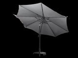 Centra 3M Outdoor Patio Umbrella Solar LED Light Grey OD1062-3M-DG