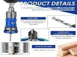 4 Flute Countersink Drill Bit Set Adjustable Depth Control Long Lasting Performance for Precise V1366-AZ2-W-15004