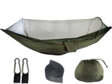 Dark Green Automatic Pop-Up Mosquito Net Hammock 200kg Load Capacity, Lightweight Outdoor Camping V888-ELOSUNG13732