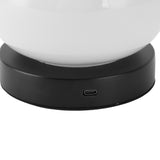 Pear Gourd Table Lamp Touch Control Stepless Dimmable 3 Light Modes Cordless Rechargeable Desk Lamp V1294-YM0901-3119240084911
