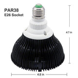 All Deep Red LED Grow Light Bulb for Indoor Plants Flowering Bloom and Fruiting, Grow Spectrum V1370-AZ4-06686