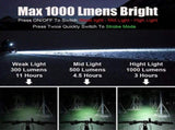 USB Rechargeable Bicycle Light Set Black V728-OBA1005005745402707