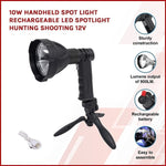 10W Handheld Spot Light Rechargeable LED Spotlight Hunting Shooting 12V V63-840251