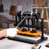 Leather Cutting Machine, 10.2 x 4.7 in Embossing Plate Manual Die Cutter, 0.47 in Pressure Stroke V952-SDSLPGYHJ26XWNZX0V0