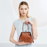 Crossbody Bags for Women Soft Leather Purses and Multi Pocket Shoulder Bag Spring Nostalgic V1189-LC-RY-00363
