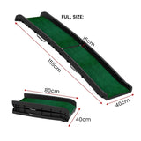 Furtastic Foldable Plastic Dog Ramp with Synthetic Grass PTS-EJE-DF-GRS