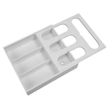 Food Storage Bag Container Bamboo Polished Finish Drawer Design Food Bag Storage Box for Kitchen V1294-YM0523-3118220069212