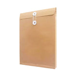 50pcs Brown Paper Folders Poly Envelope Folders Paper Organizer Document Carrier V1369-AZ3-W-07434