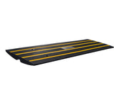 Curb Ramp, 6.5 cm Rise Rubber Driveway Ramps, Heavy Duty 15 tons Weight Capacity Threshold Ramp, V952-ZXDBLYPDGB148U6S1V0