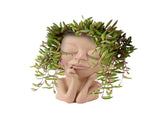 Face Planter Pots Head Planter Face Flower Pot Head Planter for Indoor Outdoor Plants with Drainage V1294-YM0717-220822TW05-1