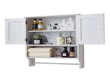 Bathroom Wall Cabinet, 2 Doors and Adjustable Shelf, Over the Toilet Storage Medicine Cabinet Wall V952-DMJG2JYJGBSPJ9VYN001V0