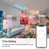 Gu10 5W LED Bulb, Gu10 Alexa, Rgbw 3000K-6500K, App Control Voice Control, V1188-MS-227-0941