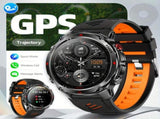 Men'S Outdoor Smart Watch GPS Sports Watch Water-Resistant Smart Watch Wireless - Blue camouflage V1106-937-43627-BLU1-01