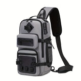 Gray Anti-Theft Backpack Waterproof Backpack Sling Backpack Travel Backpack V1347-127-GRA-99185