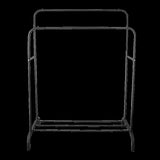 Heavy Metal Double Clothes Rail Hanging Rack Garment Display Stand Storage Shelf V63-836211