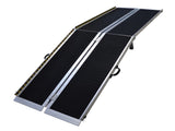 Kartrite Folding Aluminium Wheelchair Ramp 8FT Portable Mobility Access Ramp RAM-WCR-R03-8FT