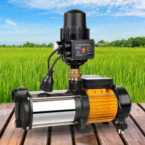 Giantz Garden Water Pump High Pressure 1300W-2500W 5-Stage Tank Irrigation Black PUMP-ST5-25-OG-TPC