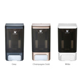 CHUANGDIAN Manual Soap Dispenser Wall Mounted 1000ml/ 33.8oz Liquid Shampoo Box Shower Gel Hand Soap V1294-YM0901-H34468W