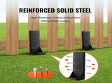 Fence Post Anchor Repair Kit, 4 Pack Inner Diameter 8.9x8.9 cm Heavy Duty Steel Fence Post Support V952-WGBGXDD37YC2TWBB6V0