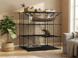 CARLA HOME Large Cat Cage Diy Enclosure, 3 Tier Pet Playpen Cat Kennel V178-36585